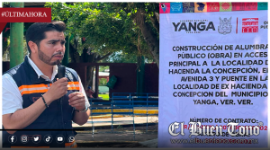 ¡RAFAEL AGUILAR MARTÍNEZ LLEVA MÁS LUZ A EX HACIENDA LA CONCEPCIÓN!