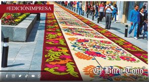 TAPETES: ARTE SOBRE EL PAVIMENTO, CALLES SE VISTEN DE COLOR
