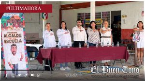 ACERCAN A NIÑOS DE YANGA AL FUNCIONAMIENTO DEL AYUNTAMIENTO