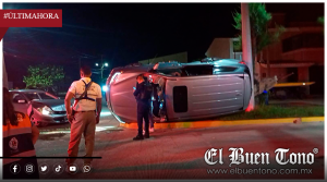 HUYE DE FILTRO DE ALCOHOLIMETRÍA Y CHOCA CONTRA CAMIONETA; 3 MENORES RESULTAN LESIONADOS