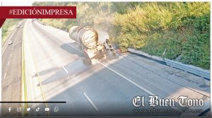 Arde pipa; llevaba sustancias químicas