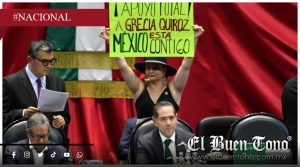 Por temor a protestas, Rosa Icela casi entrega el informe en una sala de espera