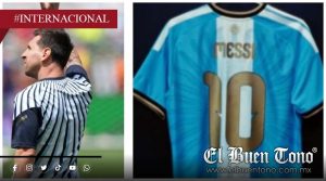 Messi revela la camiseta con la que se despedirá de Argentina