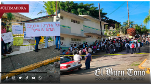 PADRES DE FAMILIA TOMAN TELEBACHILLERATO DE COL. MANUEL GONZÁLEZ; EXIGEN MAESTROS
