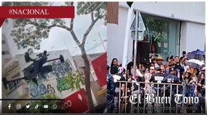 Hélices de dron de la SSP lesionan a espectador durante desfile en Tuxtla Gutiérrez