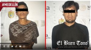 Cae par de presuntos asaltantes que aterrorizaban comercios en Medellín de Bravo
