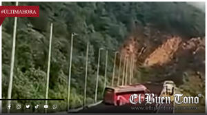 AUTOBÚS DE TURISMO OCUPA LA PRIMERA RAMPA DE EMERGENCIA EN LA AUTOPISTA ESPERANZA–MALTRATA