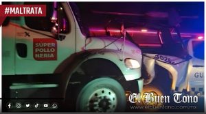 Camión cargado de pollos choca contra patrulla de la Guardia Nacional en Maltrata