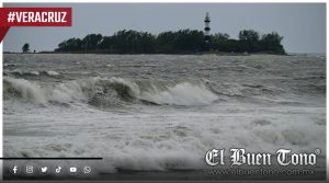 Norte con rachas de hasta 76 km/h y lluvias afectará Veracruz