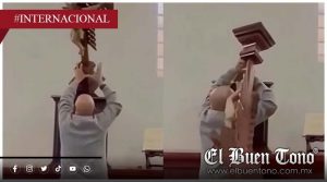 ¡Vuelve a suceder! Otra cruz cae sobre un sacerdote, ahora en Colombia