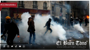 PARÍS VUELVE A ESTALLAR: POLICÍA LANZA GASES LACRIMÓGENOS TRAS NUEVOS DISTURBIOS POR EL COSTO DE LA VIDA