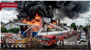 EXPLOSIONES E INCENDIO EN FÁBRICA DE SOLVENTES OBLIGAN A EVACUAR A MIL PERSONAS EN LEÓN, GUANAJUATO
