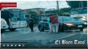 Choque a la altura del Quinto Centenario provoca cierre de la circulación