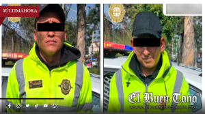 SE DISFRAZABAN DE POLICÍAS DE TRÁNSITO PARA EXTORSIONAR A CONDUCTORES; TIENEN ANTECEDENTES PENALES