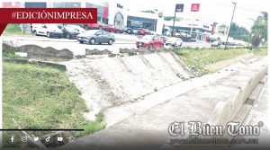 Peligro en bulevar; amenaza hundimiento