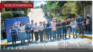 Inauguran calle en La Lagunilla; Alcalde de Atoyac