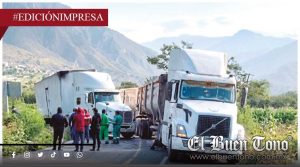 Accidente de tractocamiones; cierre en la Orizaba-Tehuacán