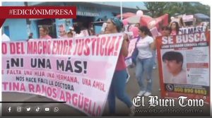 Padelma alza la voz por Cristina; familiares y pobladores marchan