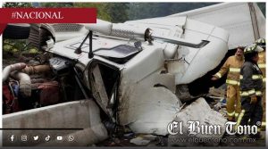 Bomberos atendían otro accidente cuando tráiler los embistió en Chiapas