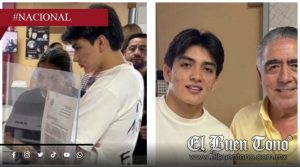Gilberto Mora cumple 18 años y tramita su credencial para votar