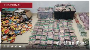 Aseguran más de mil 800 productos con marihuana en Mazatlán