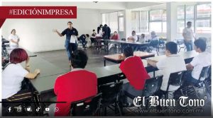 Dan charla en el CBTIS 192; policías municipales
