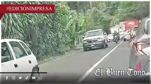 Bloqueo en Peñuela afecta la movilidad; familiares buscan a desaparecido